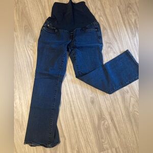 Maternity Indigo Blue petite size small jeans